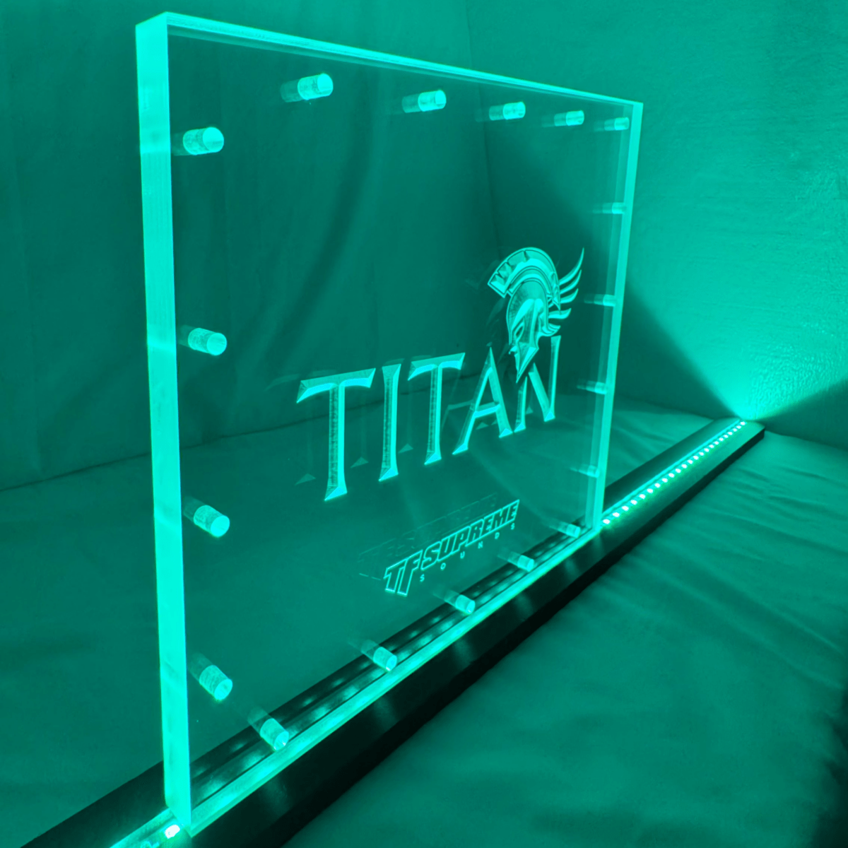 Sound Authority Plexiglass - 12" x 8" 3D Engraved Acrylic Window For Subwoofer Box - EZ DB's Designs