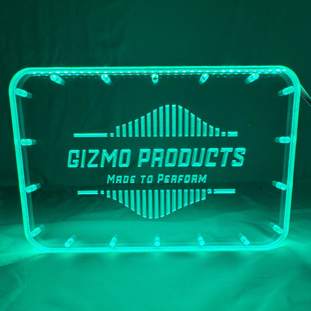 Sound Authority Plexiglass - 12" x 8" 3D Engraved Acrylic Window For Subwoofer Box - EZ DB's Designs