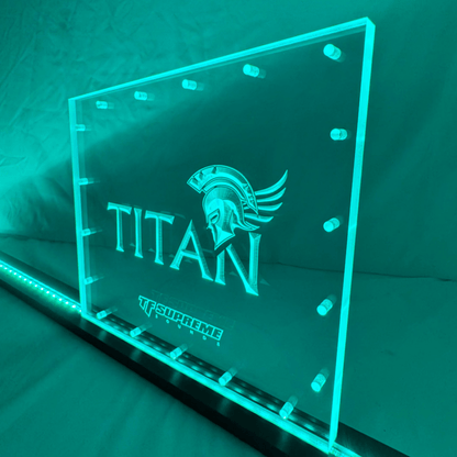 Sound Authority Plexiglass - 12" x 8" 3D Engraved Acrylic Window For Subwoofer Box - EZ DB's Designs