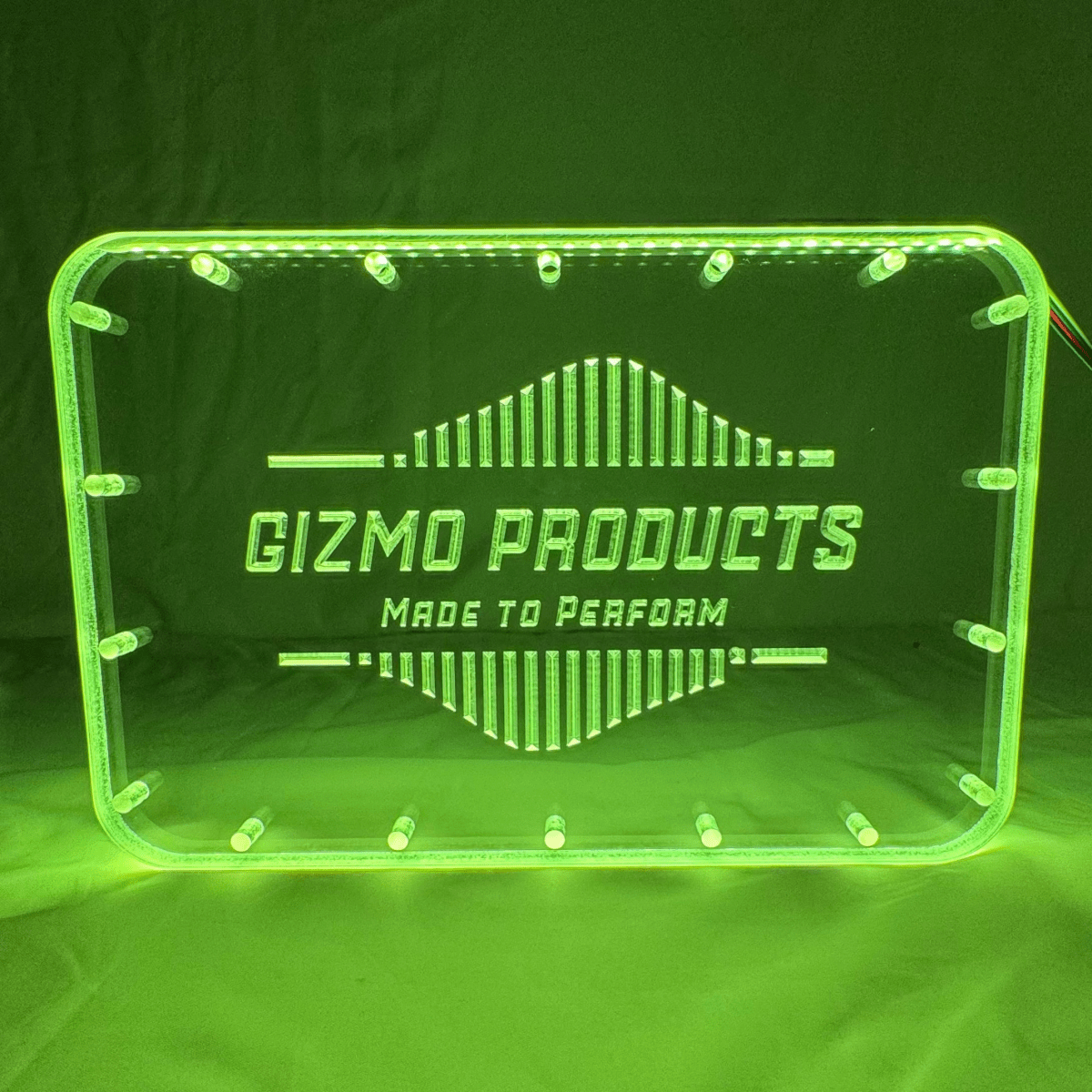 Sound Authority Plexiglass - 12" x 8" 3D Engraved Acrylic Window For Subwoofer Box - EZ DB's Designs