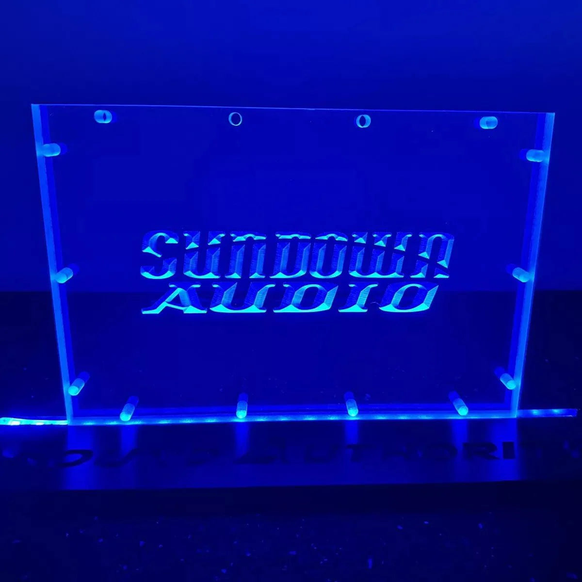 Sound Authority Plexiglass - 12" x 8" 3D Engraved Acrylic Window For Subwoofer Box