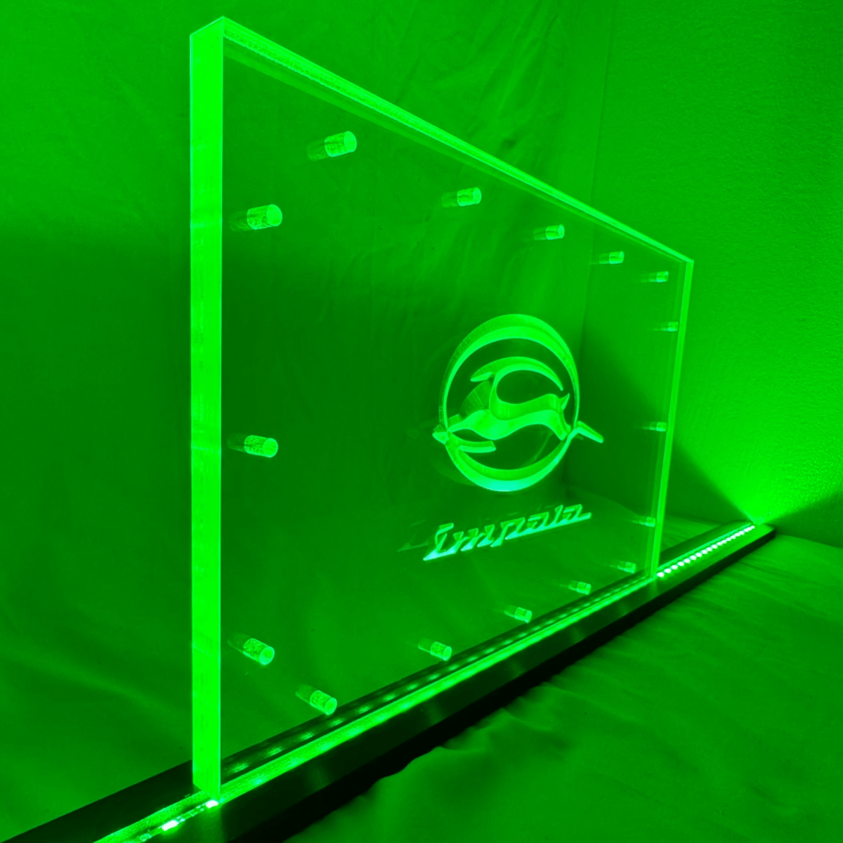 Sound Authority Plexiglass - 15" x 10" 3D Engraved Acrylic Window For Subwoofer Box - EZ DB's Designs