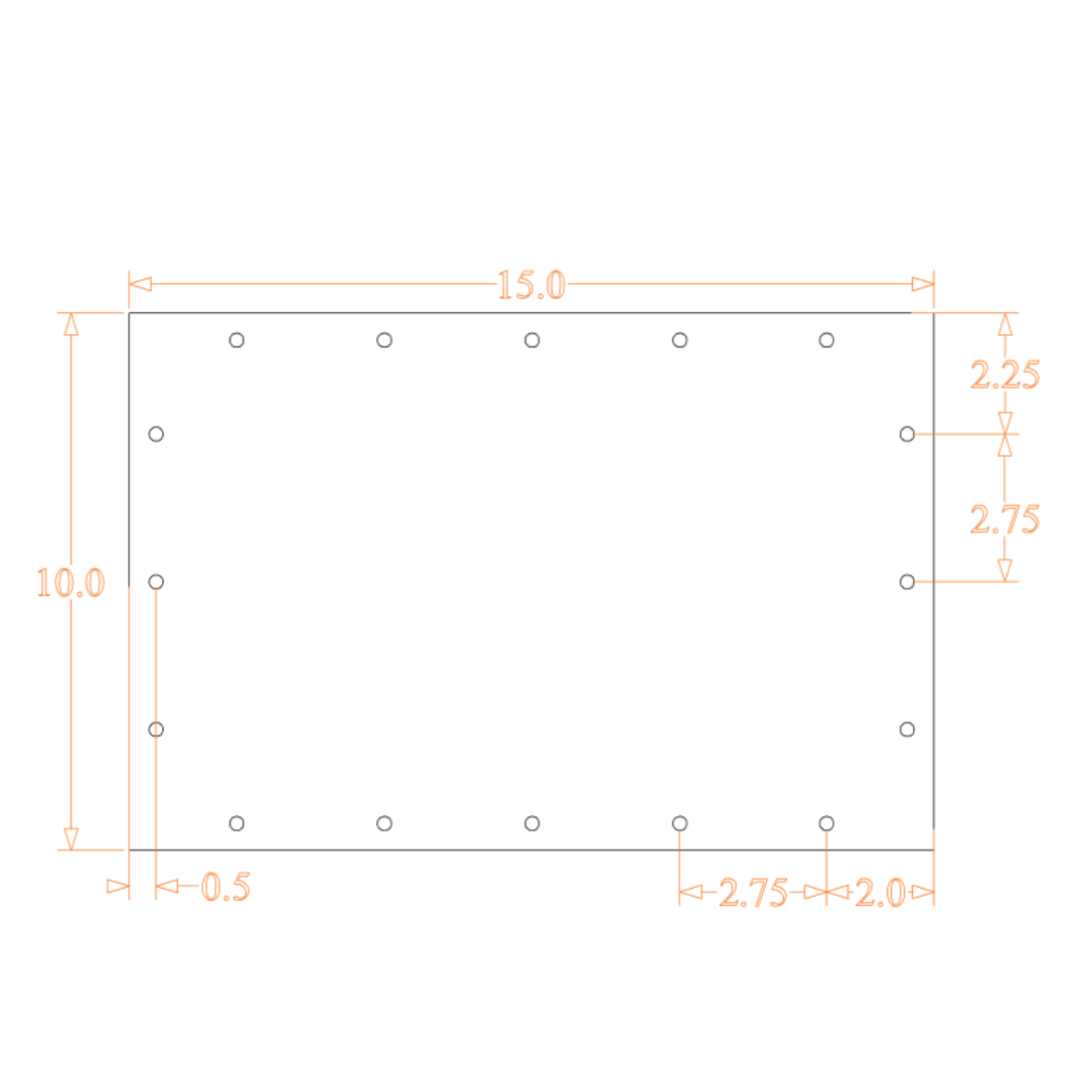 Sound Authority Plexiglass - 15" x 10" 3D Engraved Acrylic Window For Subwoofer Box