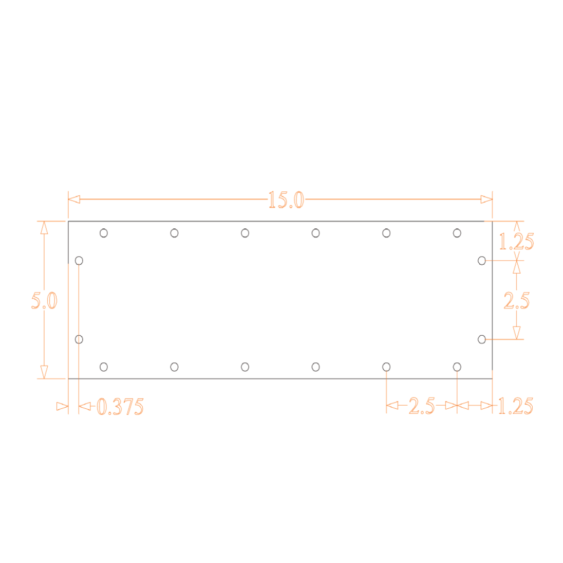 Sound Authority Plexiglass - 15" x 5" 3D Engraved Acrylic Window For Subwoofer Box