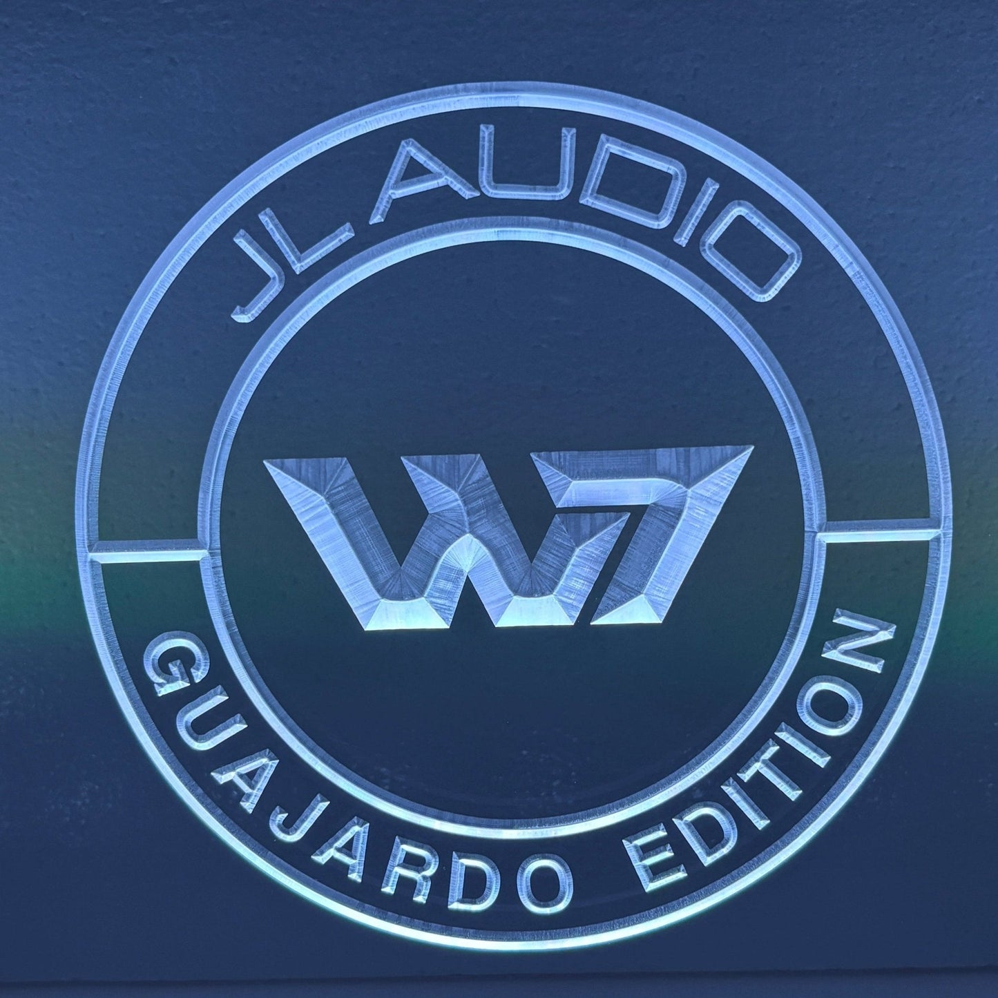 Sound Authority Plexiglass - 18" x 12" 3D Engraved Acrylic Window For Subwoofer Box