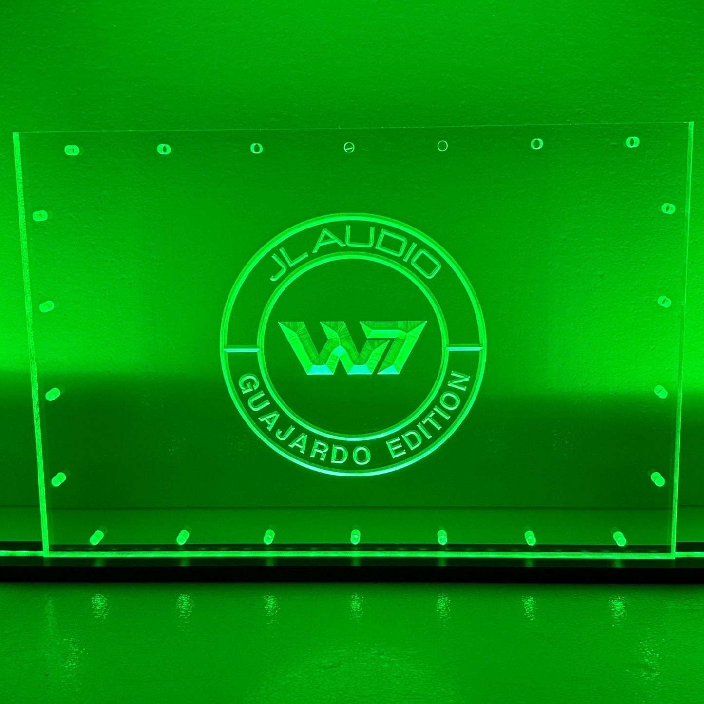 Sound Authority Plexiglass - 18" x 12" 3D Engraved Acrylic Window For Subwoofer Box