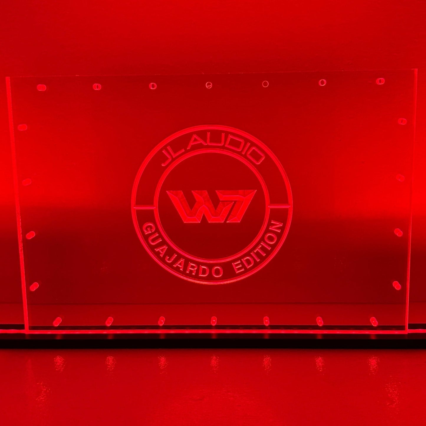 Sound Authority Plexiglass - 18" x 12" 3D Engraved Acrylic Window For Subwoofer Box