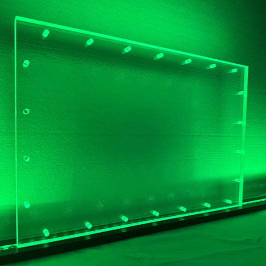 Sound Authority Plexiglass - 18" x 12" Blank Acrylic Window For Subwoofer Box