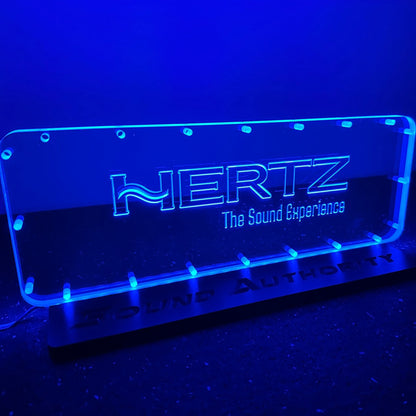 Sound Authority Plexiglass - 18" x 6" 3D Engraved Acrylic Window For Subwoofer Box