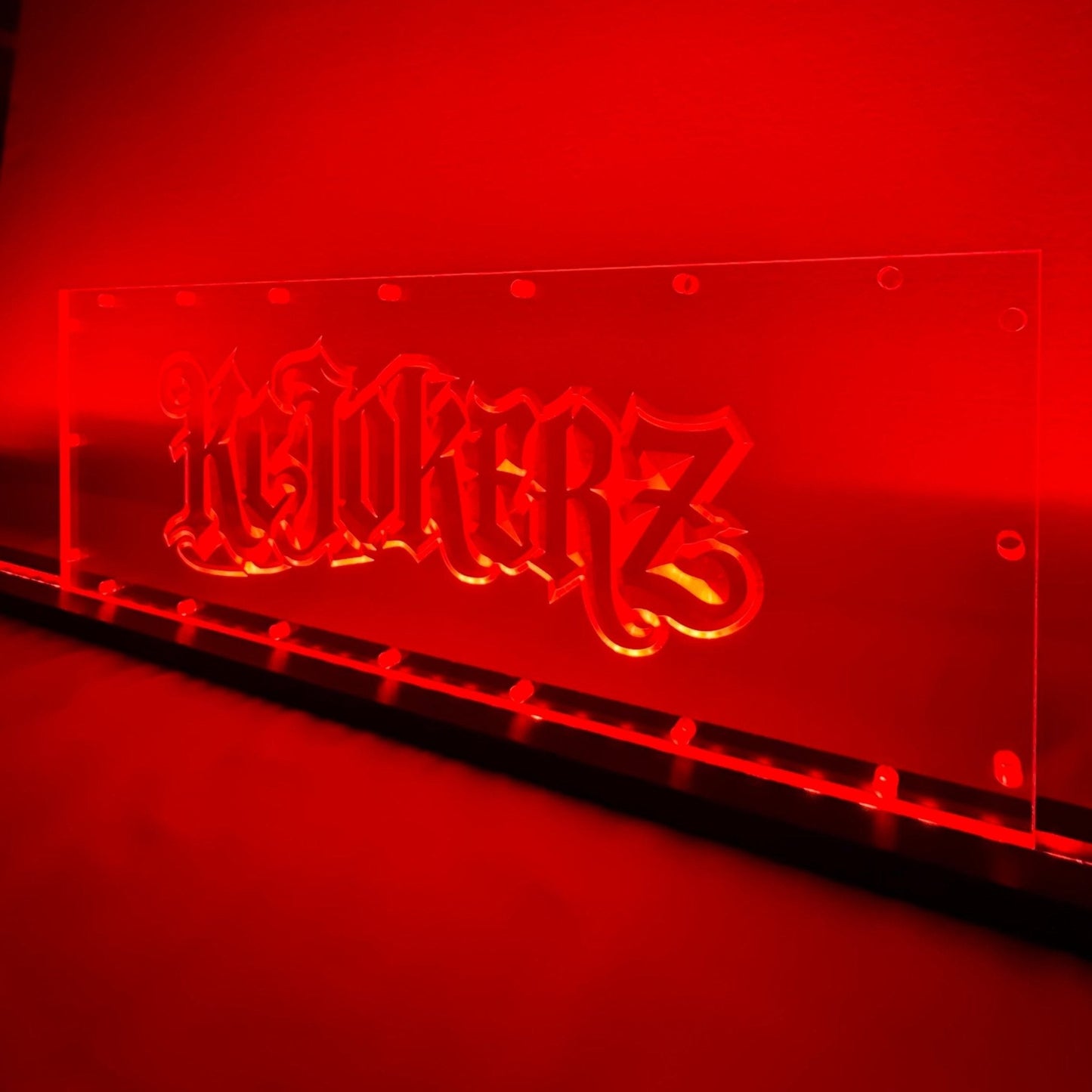 Sound Authority Plexiglass - 18" x 6" 3D Engraved Acrylic Window For Subwoofer Box