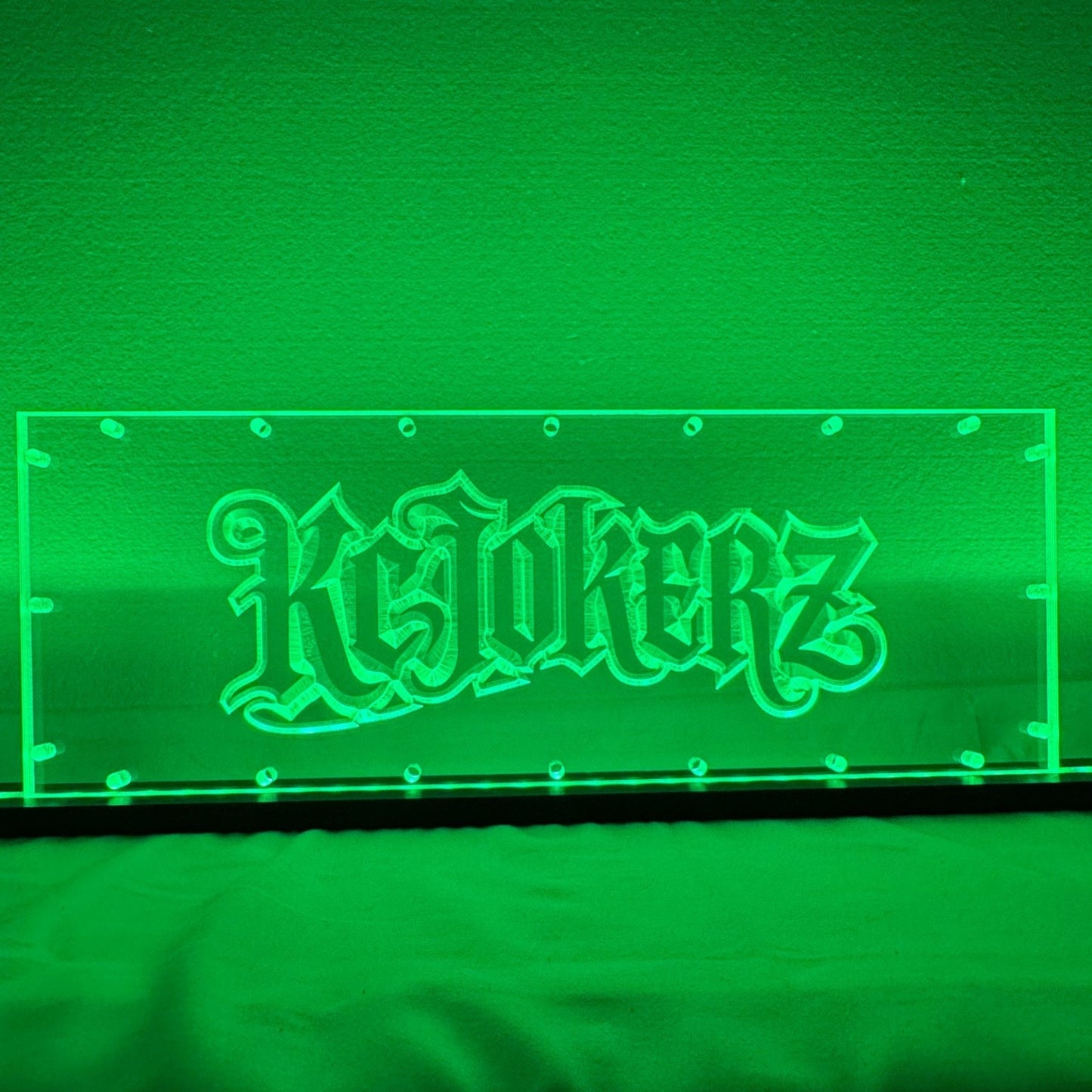 Sound Authority Plexiglass - 18" x 6" 3D Engraved Acrylic Window For Subwoofer Box