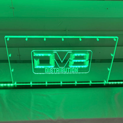 Sound Authority Plexiglass - 20" x 10" 3D Engraved Acrylic Window For Subwoofer Box