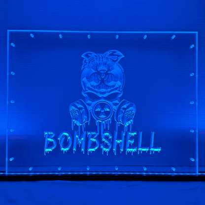 Sound Authority Plexiglass - 20" x 15" 3D Engraved Acrylic Window For Subwoofer Box - EZ DB's Designs