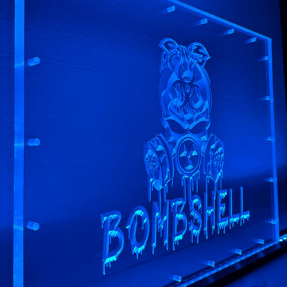 Sound Authority Plexiglass - 20" x 15" 3D Engraved Acrylic Window For Subwoofer Box - EZ DB's Designs