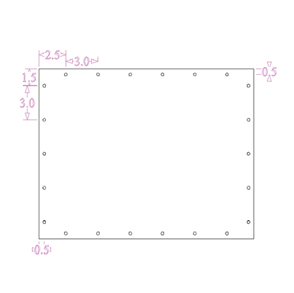 Sound Authority Plexiglass - 20" x 15" 3D Engraved Acrylic Window For Subwoofer Box