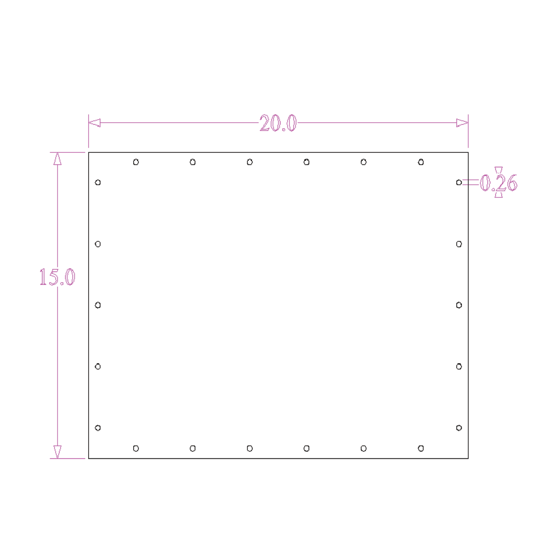 Sound Authority Plexiglass - 20" x 15" Blank Acrylic Window For Subwoofer Box