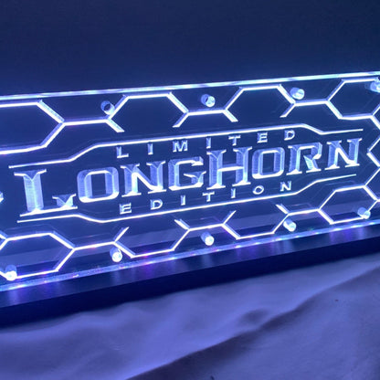 Sound Authority Plexiglass - 20" x 5" 3D Engraved Acrylic Window For Subwoofer Box