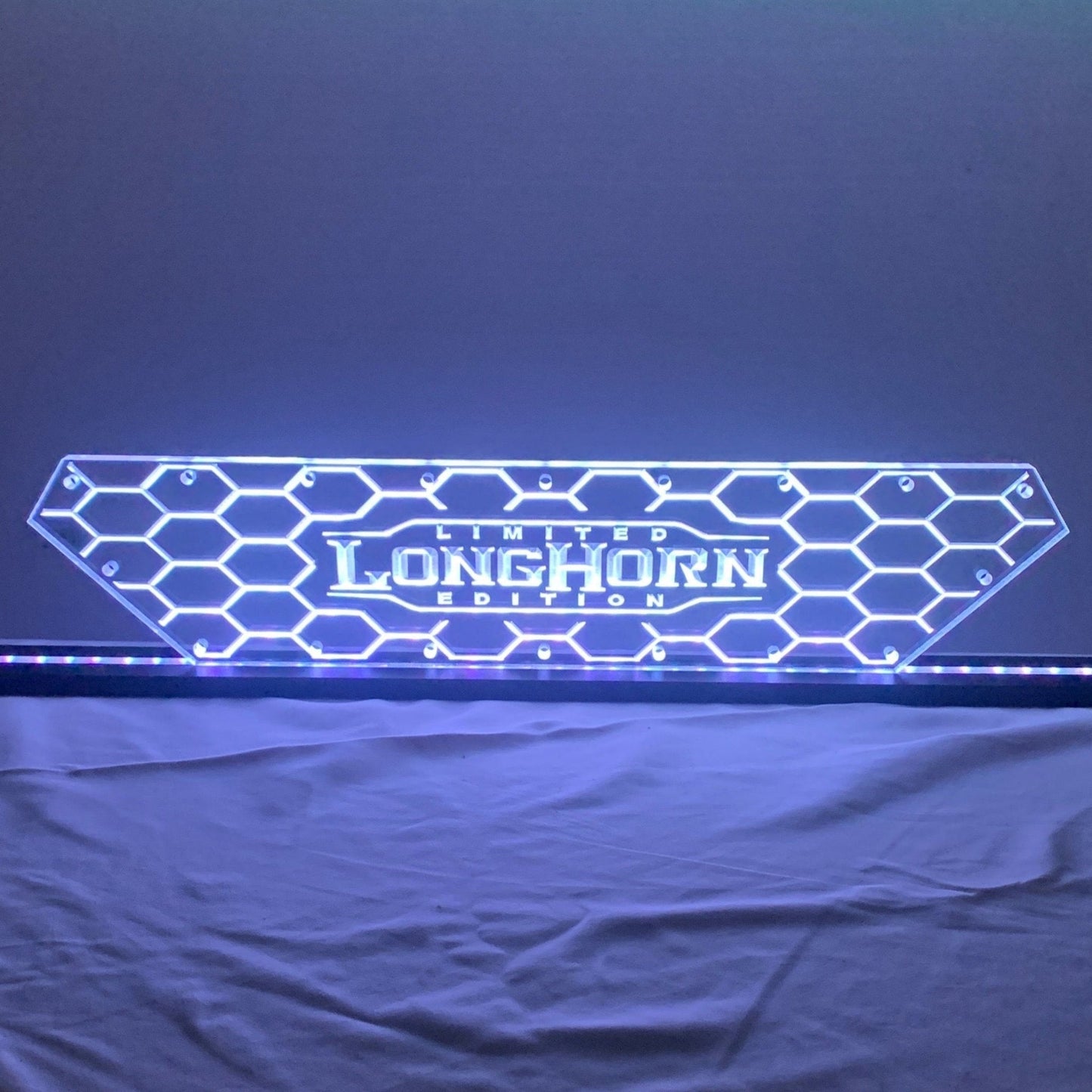 Sound Authority Plexiglass - 20" x 5" 3D Engraved Acrylic Window For Subwoofer Box