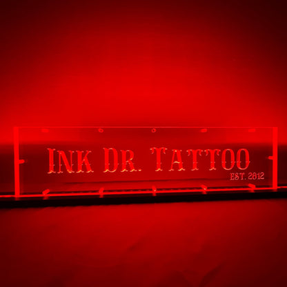 Sound Authority Plexiglass - 20" x 5" 3D Engraved Acrylic Window For Subwoofer Box