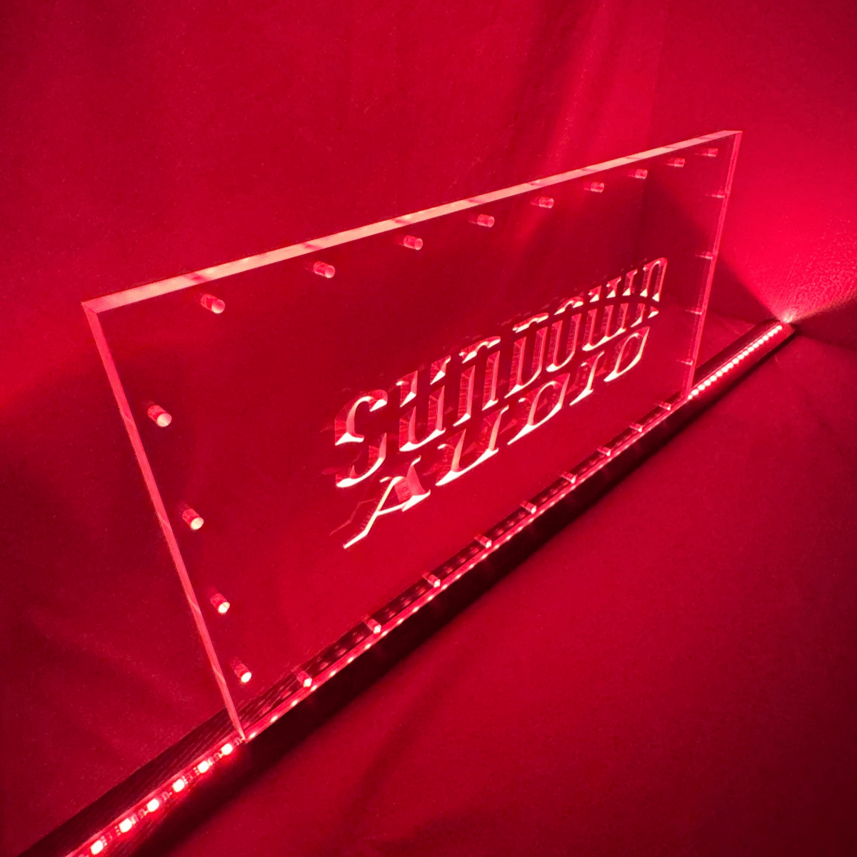 Sound Authority Plexiglass - 24" x 12" 3D Engraved Acrylic Window For Subwoofer Box - EZ DB's Designs