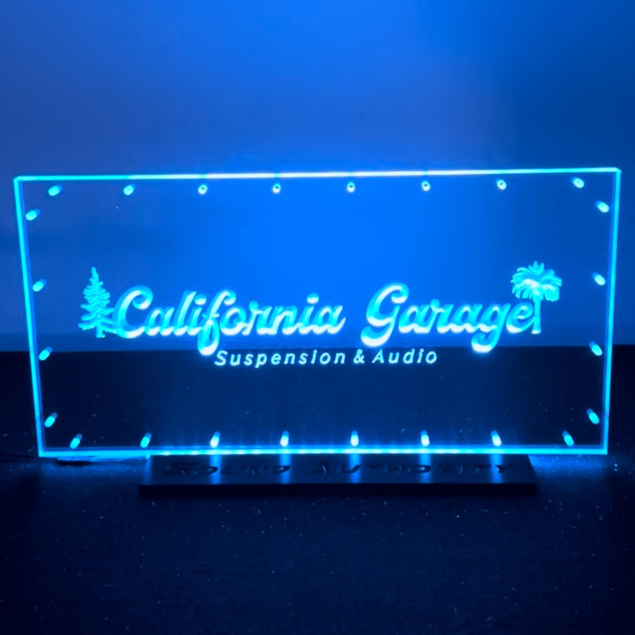 Sound Authority Plexiglass - 24" x 12" 3D Engraved Acrylic Window For Subwoofer Box