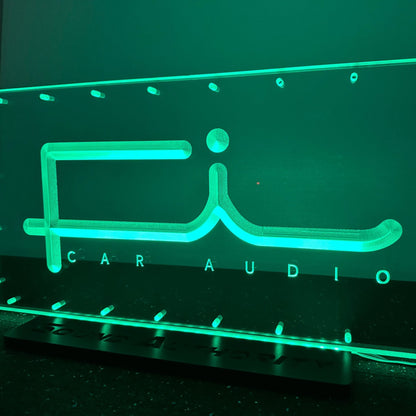 Sound Authority Plexiglass - 24" x 12" 3D Engraved Acrylic Window For Subwoofer Box