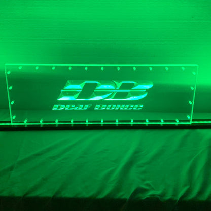 Sound Authority Plexiglass - 24" x 12" 3D Engraved Acrylic Window For Subwoofer Box