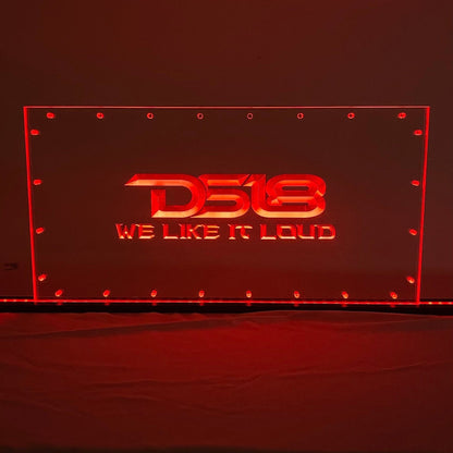 Sound Authority Plexiglass - 24" x 12" 3D Engraved Acrylic Window For Subwoofer Box