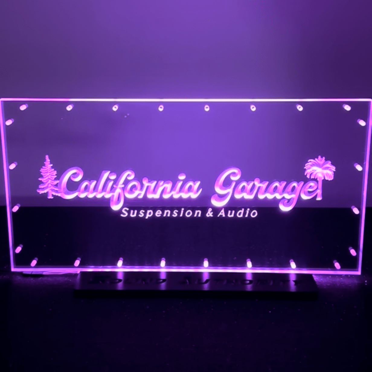 Sound Authority Plexiglass - 24" x 12" 3D Engraved Acrylic Window For Subwoofer Box