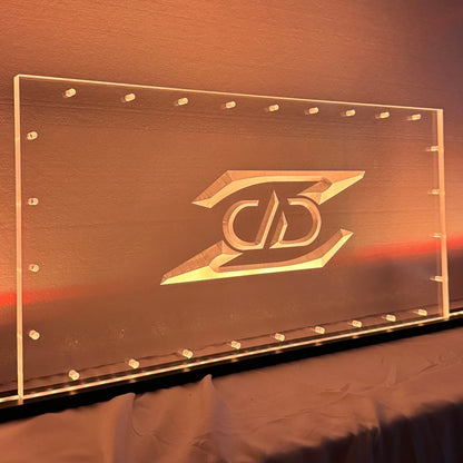 Sound Authority Plexiglass - 24" x 12" 3D Engraved Acrylic Window For Subwoofer Box