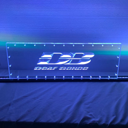 Sound Authority Plexiglass - 24" x 12" 3D Engraved Acrylic Window For Subwoofer Box