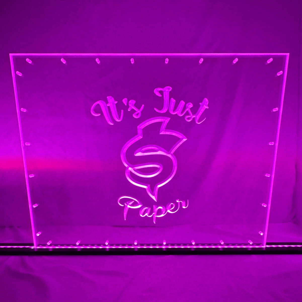 Sound Authority Plexiglass - 24" x 18" 3D Engraved Acrylic Window For Subwoofer Box - EZ DB's Designs