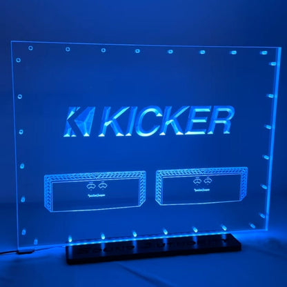 Sound Authority Plexiglass - 24" x 18" 3D Engraved Acrylic Window For Subwoofer Box