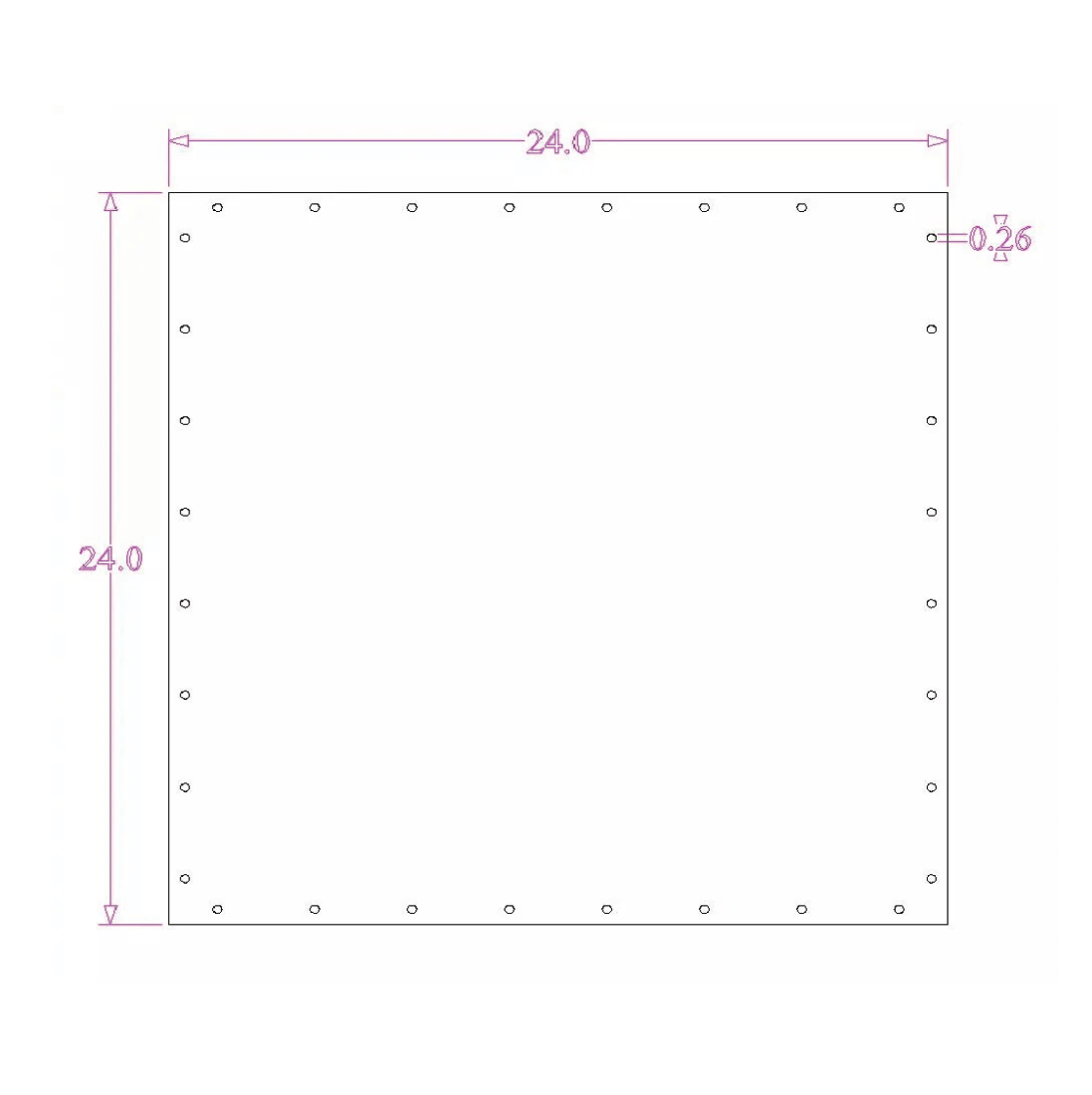 Sound Authority Plexiglass - 24" x 24" 3D Engraved Acrylic Window For Subwoofer Box - EZ DB's Designs