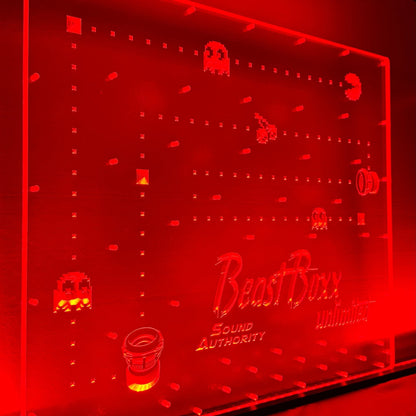 Sound Authority Plexiglass - 24" x 24" 3D Engraved Acrylic Window For Subwoofer Box