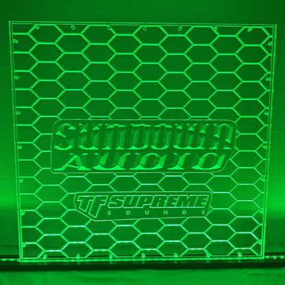 Sound Authority Plexiglass - 24" x 24" 3D Engraved Acrylic Window For Subwoofer Box