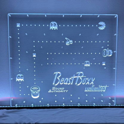 Sound Authority Plexiglass - 24" x 24" 3D Engraved Acrylic Window For Subwoofer Box