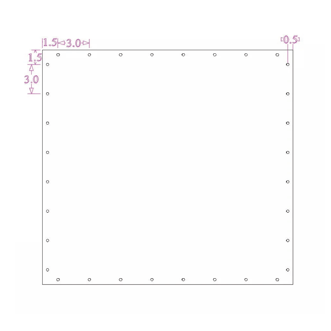 Sound Authority Plexiglass - 24" x 24" Blank Acrylic Window For Subwoofer Box