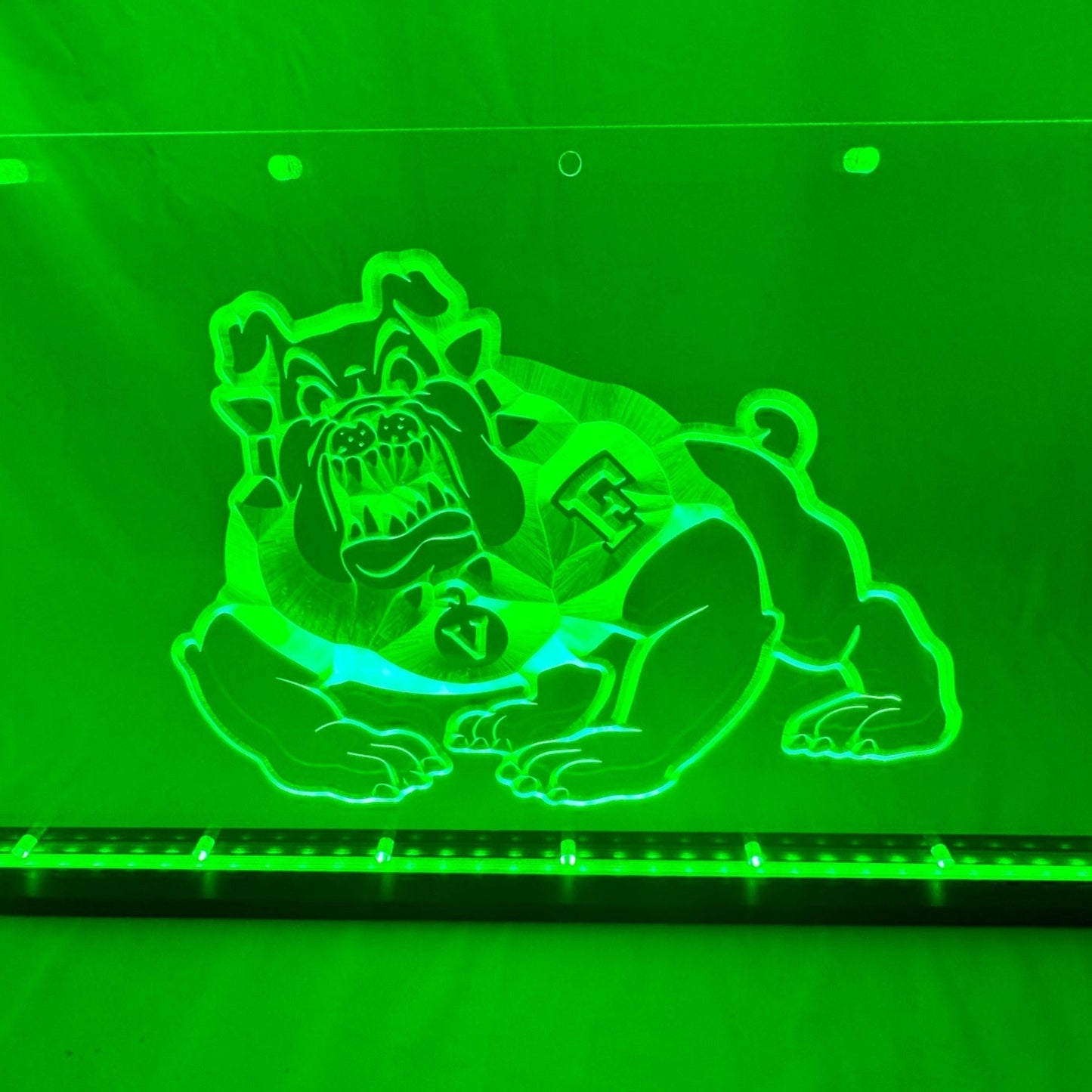 Sound Authority Plexiglass - 30" x 10" 3D Engraved Acrylic Window For Subwoofer Box