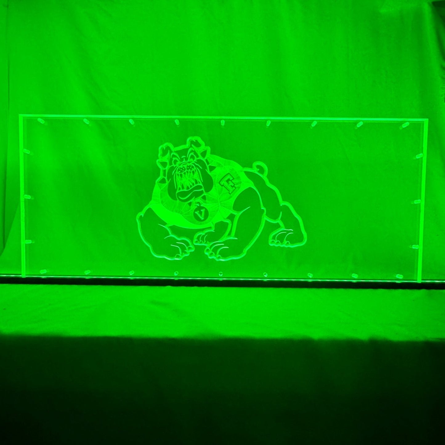 Sound Authority Plexiglass - 30" x 10" 3D Engraved Acrylic Window For Subwoofer Box