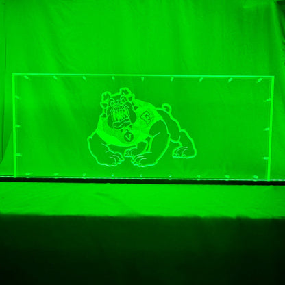 Sound Authority Plexiglass - 30" x 10" 3D Engraved Acrylic Window For Subwoofer Box