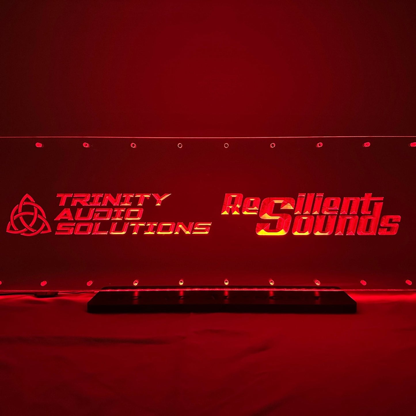 Sound Authority Plexiglass - 30" x 10" 3D Engraved Acrylic Window For Subwoofer Box