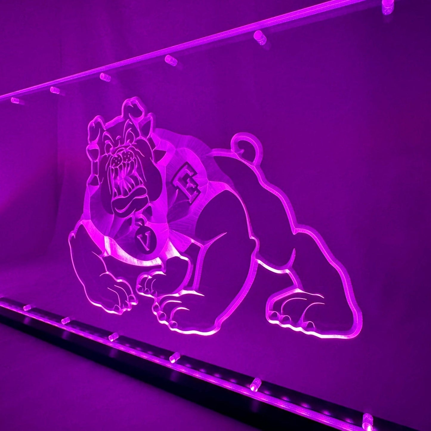 Sound Authority Plexiglass - 30" x 10" 3D Engraved Acrylic Window For Subwoofer Box