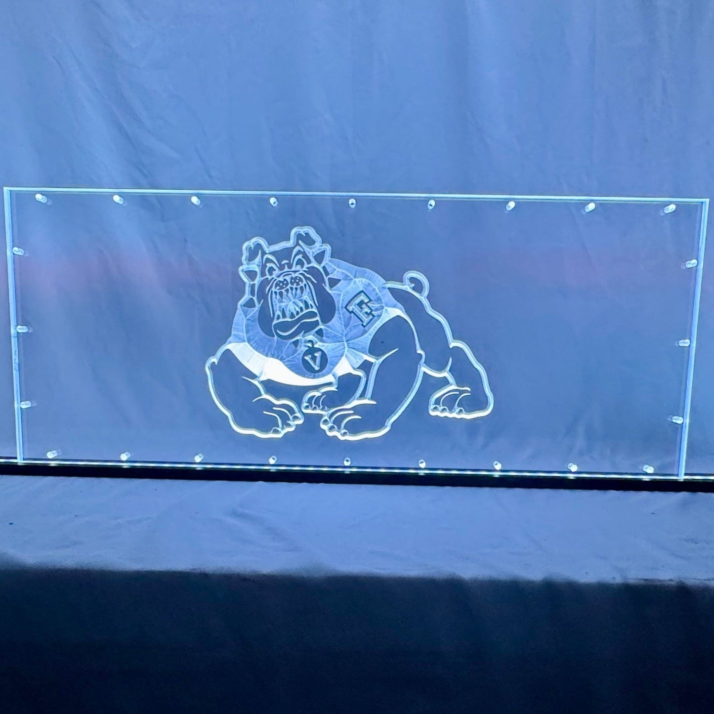 Sound Authority Plexiglass - 30" x 10" 3D Engraved Acrylic Window For Subwoofer Box