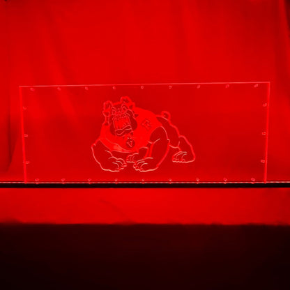 Sound Authority Plexiglass - 30" x 10" 3D Engraved Acrylic Window For Subwoofer Box