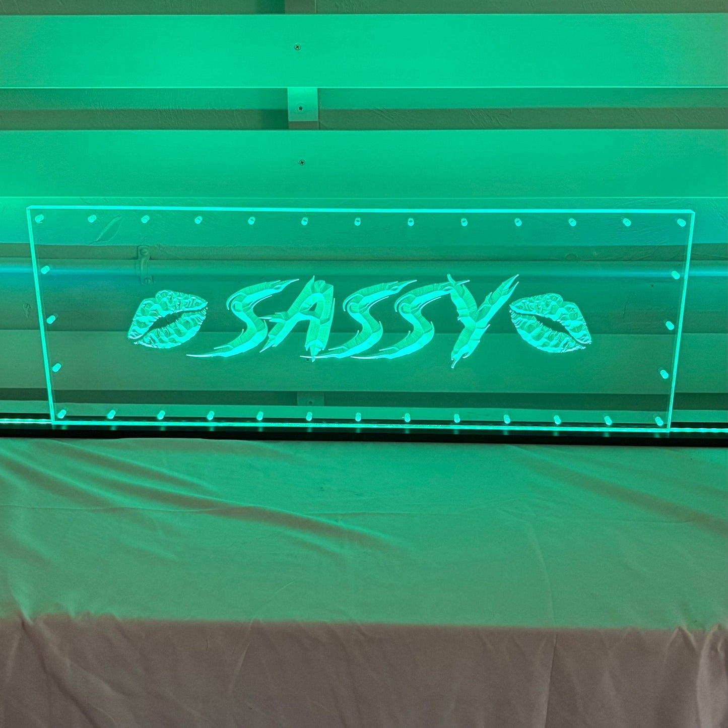 Sound Authority Plexiglass - 30" x 10" 3D Engraved Acrylic Window For Subwoofer Box
