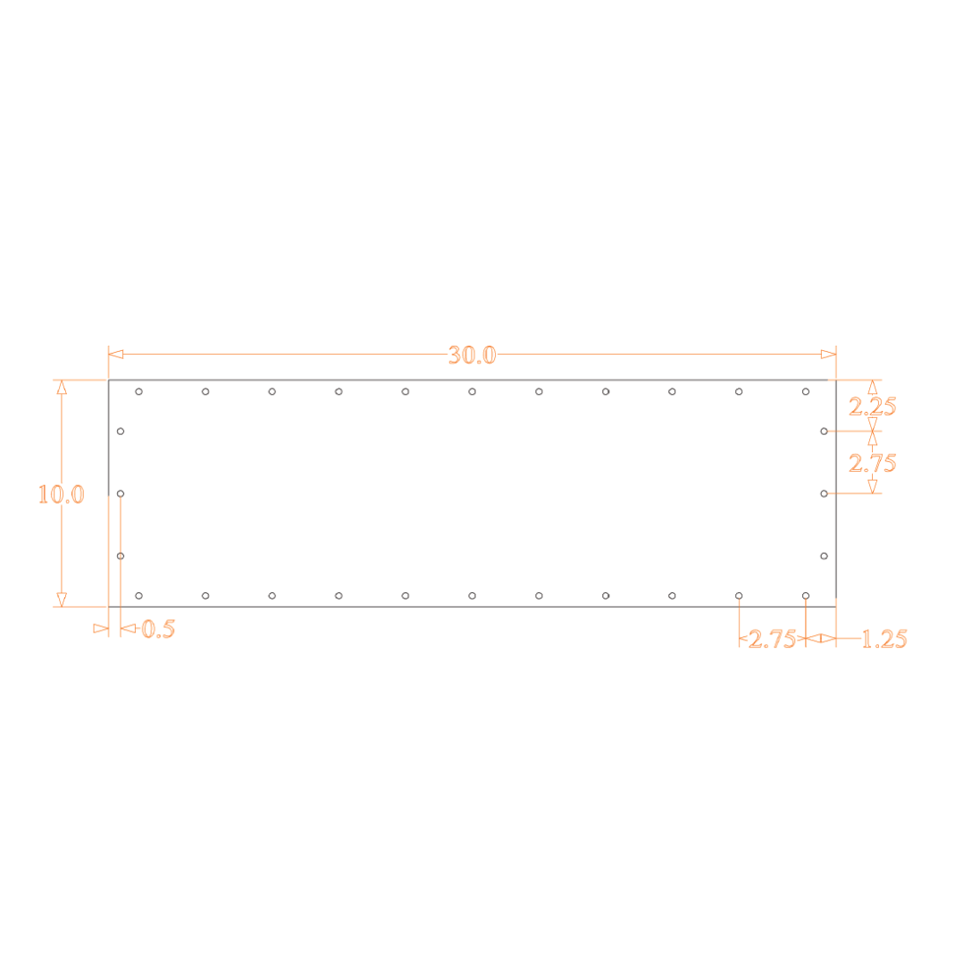 Sound Authority Plexiglass - 30" x 10" Blank Acrylic Window For Subwoofer Box