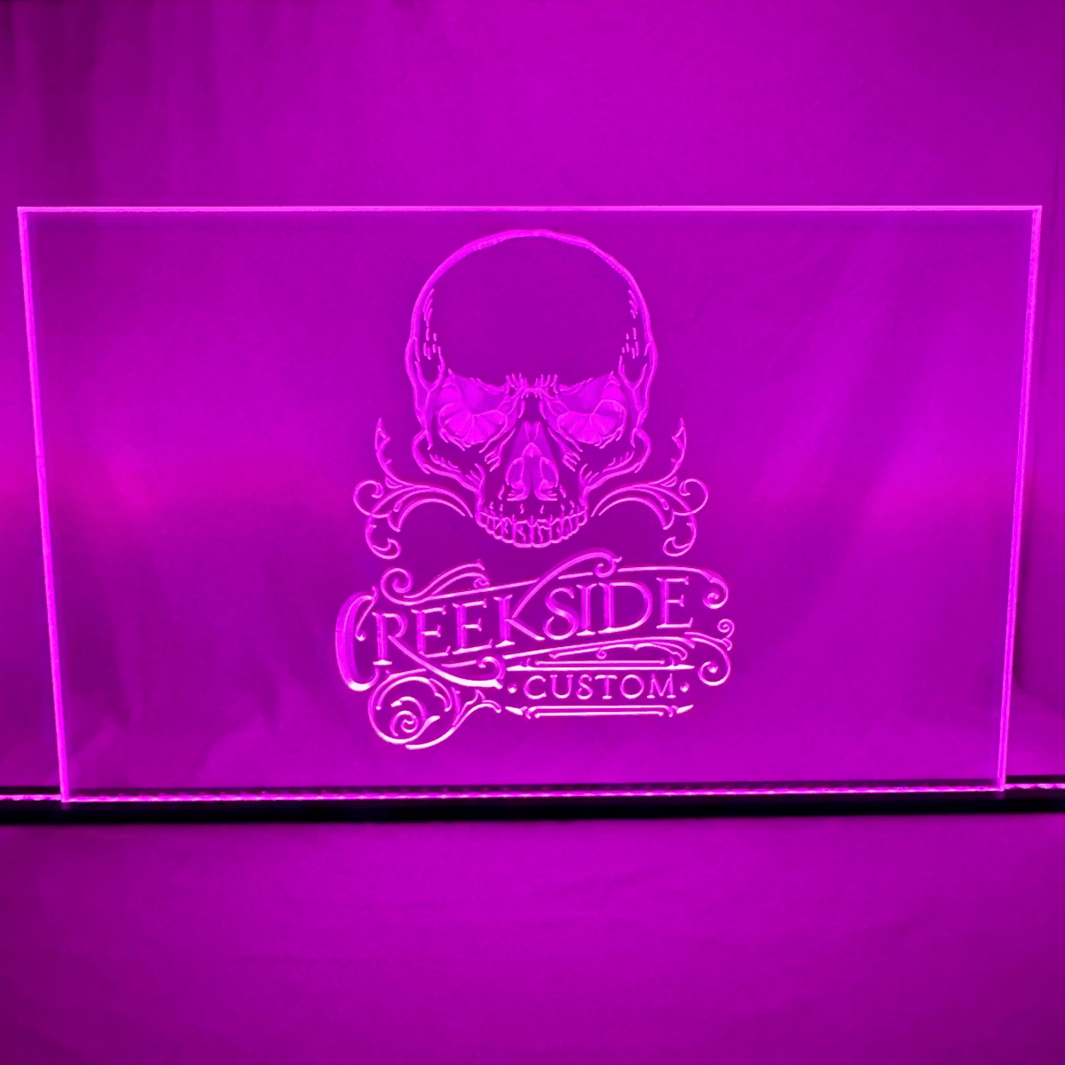 Sound Authority Plexiglass - 30" x 15" 3D Engraved Acrylic Window For Subwoofer Box - EZ DB's Designs