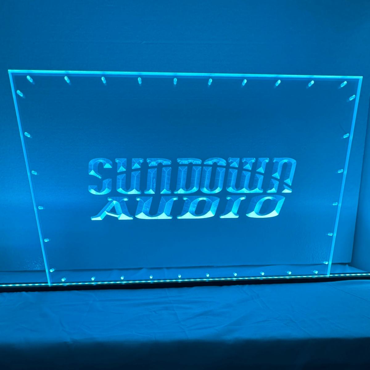 Sound Authority Plexiglass - 30" x 15" 3D Engraved Acrylic Window For Subwoofer Box - EZ DB's Designs