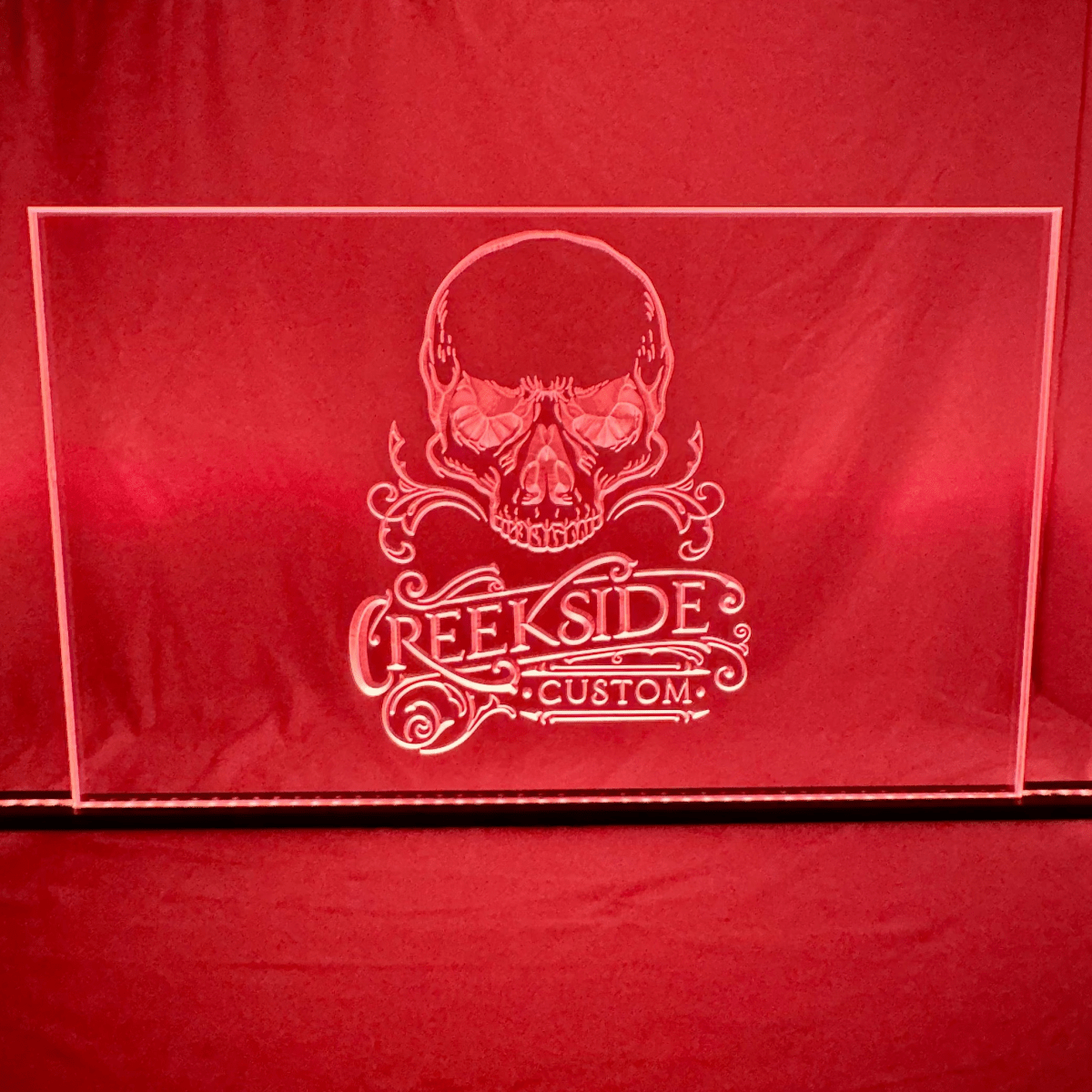 Sound Authority Plexiglass - 30" x 15" 3D Engraved Acrylic Window For Subwoofer Box - EZ DB's Designs